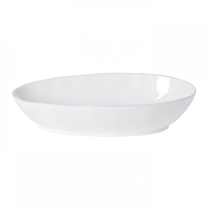 Costa Nova  Livia White 14" Oval Baker